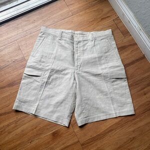 Cubavera Light Gray Cargo Shorts